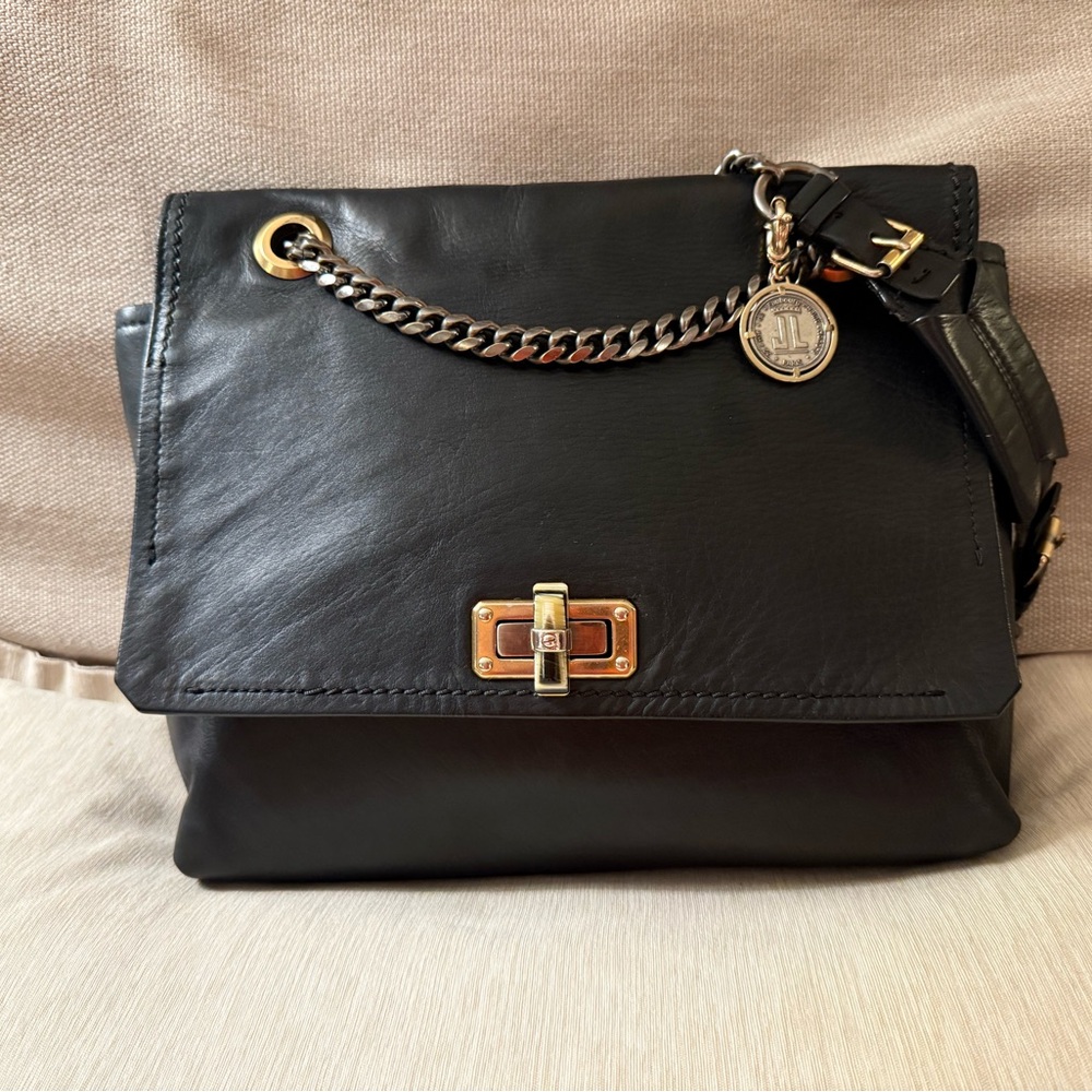 Gorgeous Lanvin Happy Bag Chain Strap Medallion Vintage